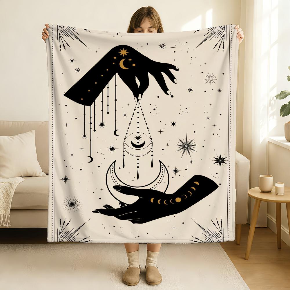 C Celestial H Hands A Art P Print Blanket Soft and Skin Friendly For Couch Bed Napping Bedspread All Seasons Comforter