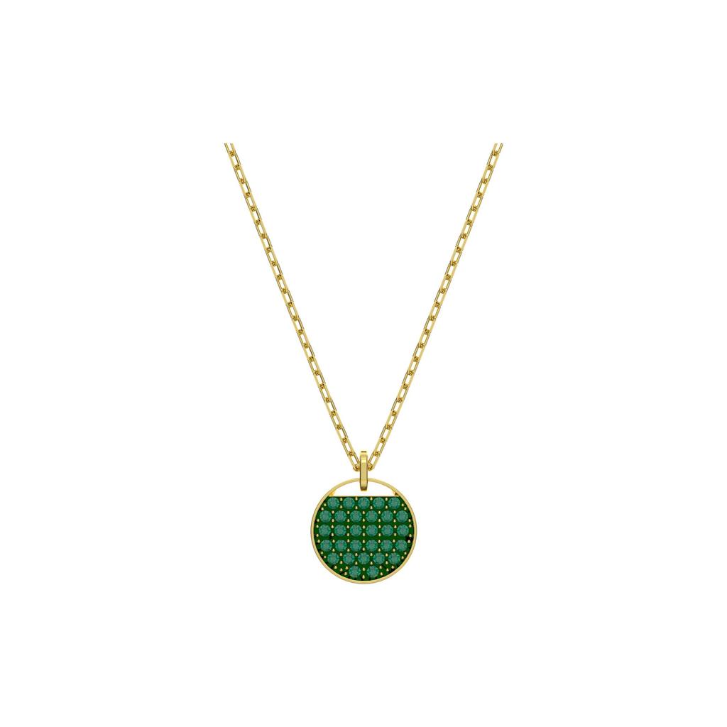 Swarovski Bella V Emerald Crystal Gold Chain Necklace