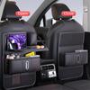 with Foldable Tray Backseat Storage Bag Seat Anti Kick Guard  Car Interior Accessories