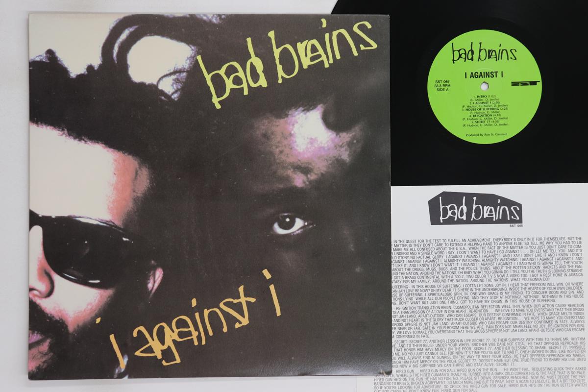 

LP Пластинка BAD BRAINS - I Against I SST065 SST 1986 US Рок Б/У