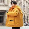 Mens Winter Down Jacket Hooded Thick Warm Outdoor Workwear Loose Fit Casual Parka Cold Weather