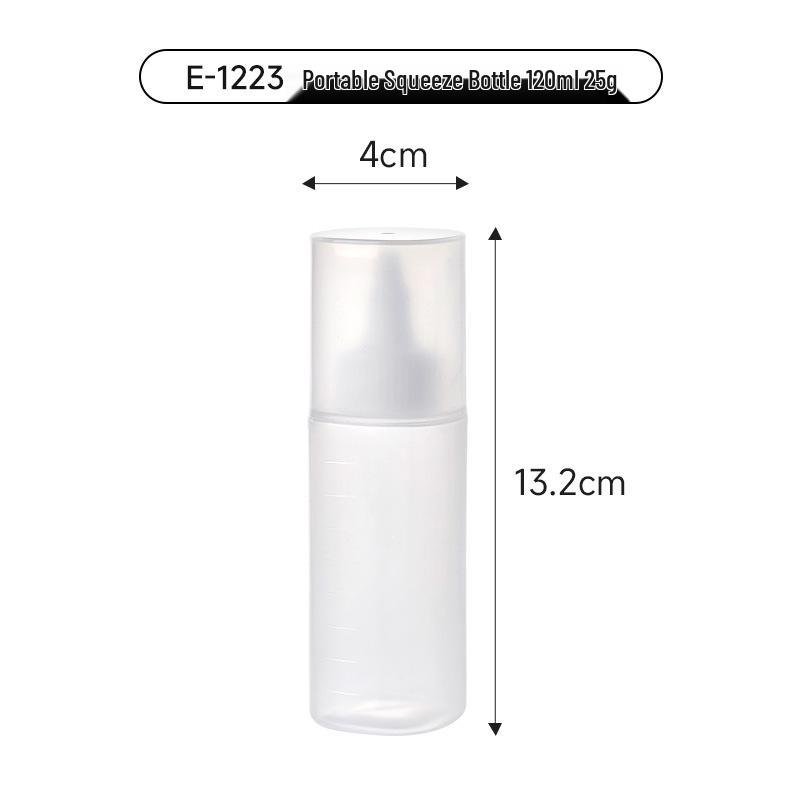 Portable Plastic Salad Dressing & Oil Dispenser - Food Grade, Pointed Mouth Design