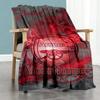 Arsenal Customize Your Name Blanket Cozy Customizable Blanket Soft Warm Cozy for Picnics Office Bed Home Decor Ideal for All Seasons