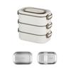 Large Capacity Stainless Steel Lunch Box Insulated Divided Food Storage Container  for Home