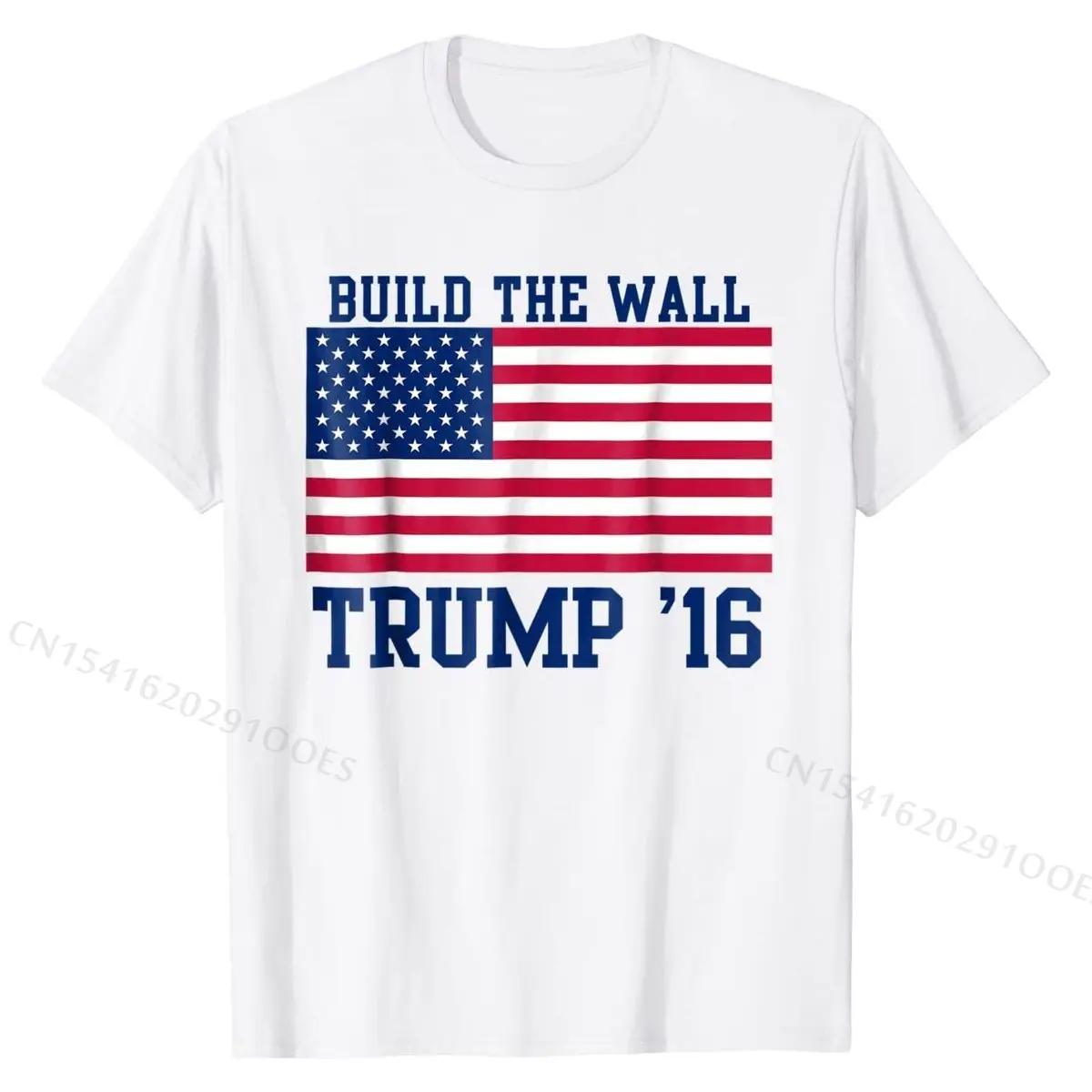 Trump Tshirt 2016 Build The Wall Election Design Fashiona... XXXXL