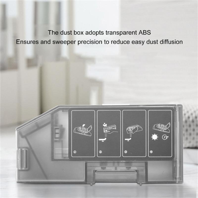 Replacement Dust Box Particles For X40 Ultra Robot Vacuum Cleaner Replaceable Parts Trash Dust Box Maintenance