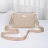 Stylish Striped Shoulder/Crossbody/Handbag with Delicate Hardware Accessories, Zipper Closure, Multifunctional Bag for Daily Use
