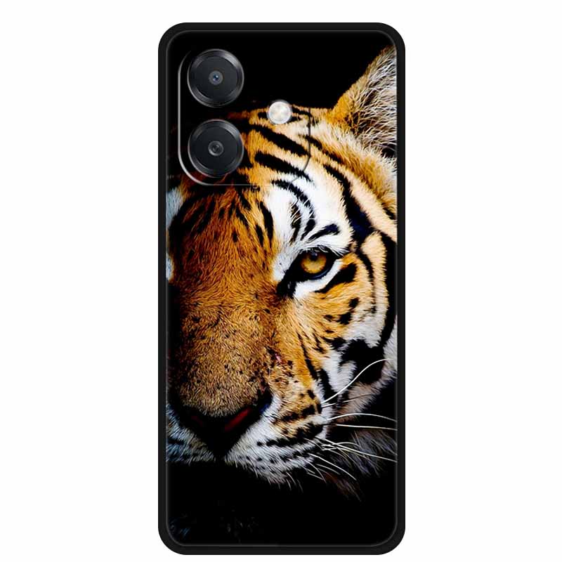 For OPPO A5 5G Case A5 Pro 4G 5G Silicone Wolf Lion TPU Soft Phone Case For OPPO A5 Pro 5G Back Cover Cartoon Shockproof Shell