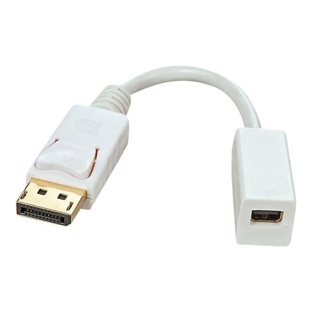 Câble adaptateur - Lindy - DP vers Mini-DisplayPort - Résolution 2560x1600 - 2160p - 15cm