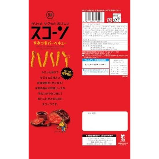 Koikeya Large Size Scone Addictive Barbecue 170g x 12 bags