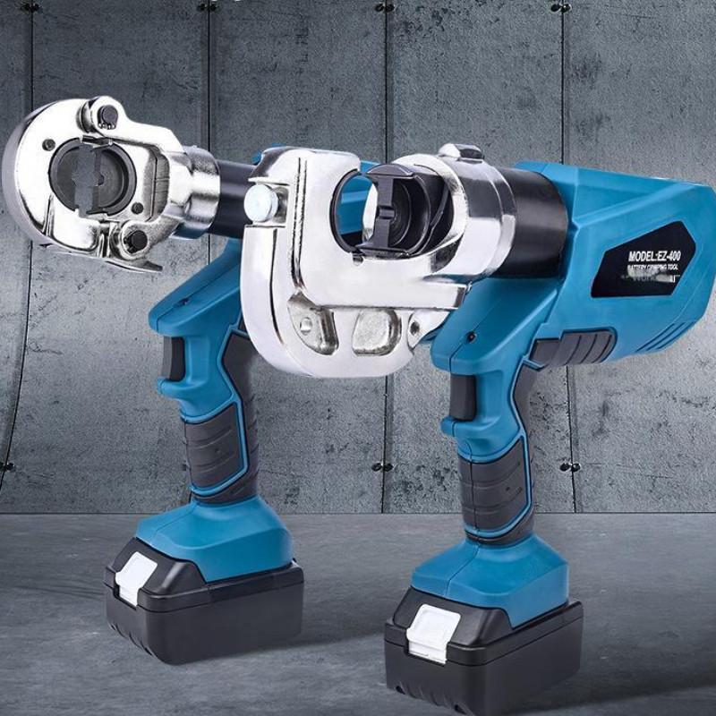 EZ-300/EZ-400 Rechargeable Hydraulic Pliers Portable Electric Hydraulic Crimping Pliers Charging Crimping Tool