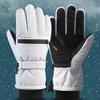 1 Pair Outdoor Skiing Gloves Men Women Non-slip Waterproof Windproof Touchscreen Fleece-Lined Thermal Gloves Winter Warm Thick Cycling Gloves