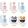 Cartoon Rabbit Shape Kitchen Timer High Accuracy Battery Free Mechanical Timer Adjustable Children Study Timer Kitchen Use