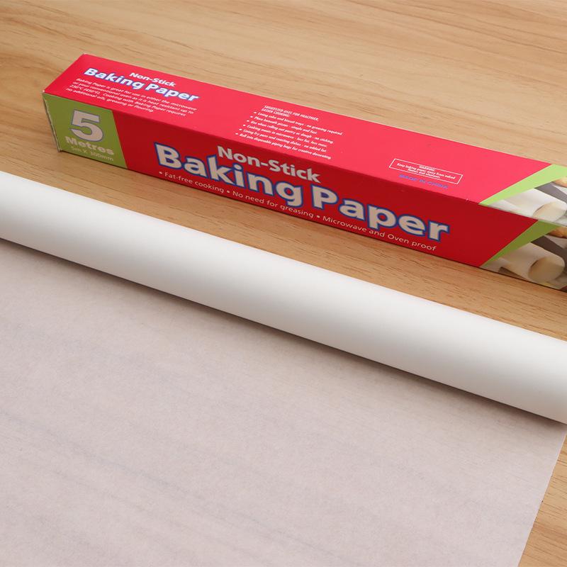 Thickened Food-Grade Silicone Oil Paper Rolls for Baking & Barbecue In Various Sizes