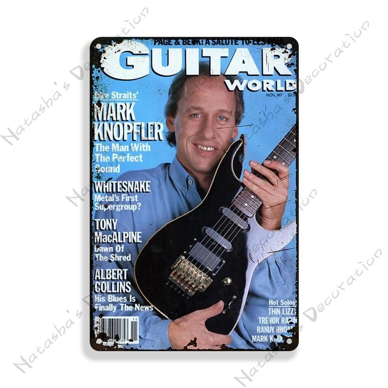 

Dire Straits Вінтажний Постер Металева Табличка MARK KNOPFLER Металева Вивіска Кафе Гараж Дім Настінна Вивіска Металева Пластина Вінтажна Декоративна Вивіска 30x40cm(11.8x15.7inch)