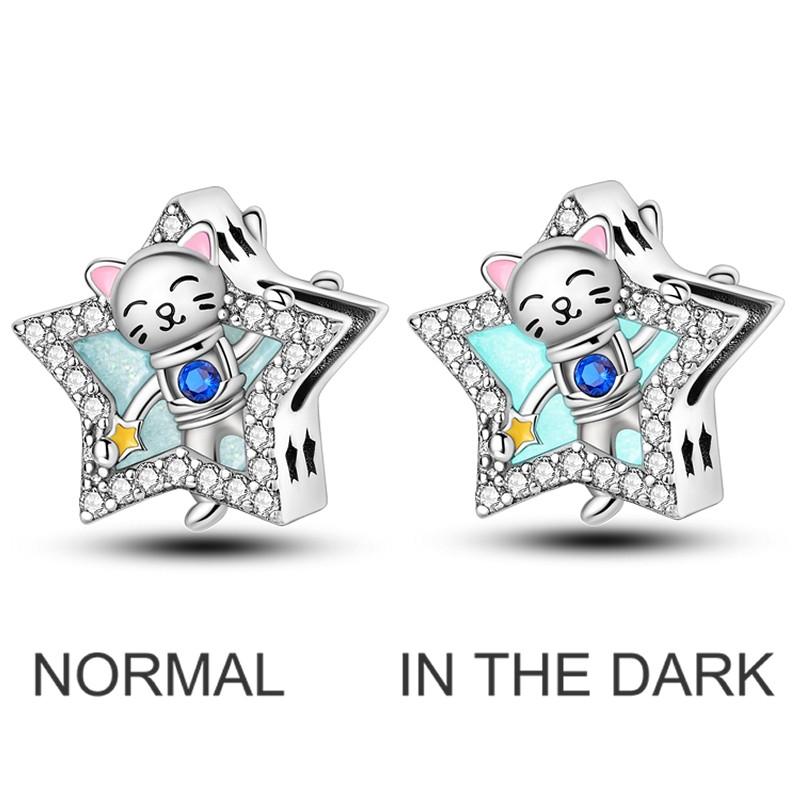 Kupfer Schmetterling Charms Perlen Sommer Stil Zirkonia Herzform Anhänger Original Zubehör Armbänder DIY Schmuck Geschenk