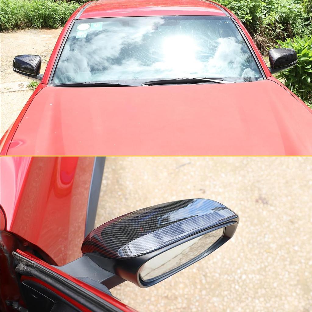 Auto Door Rearview Mirror Protective Trim Cap Compatible with Toyota Wildlander 2020-2022, Side View Mirror Cover Door Side Moulding Trim Accessories