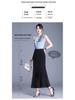 Women's Elegant High Waist Lace Fishtail Midi Skirt - Spring 2026