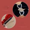 2pcs/set Simplicity Princess Bow Hair Clip for Girl Black Red Color Sweet Fashion Hair Pin Kawaii Barrettes Hair Accessories
