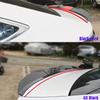 3-Section ABS Rear Trunk Spoiler 115-125cm Adjustable Sports Decor Top Wing Car Parts