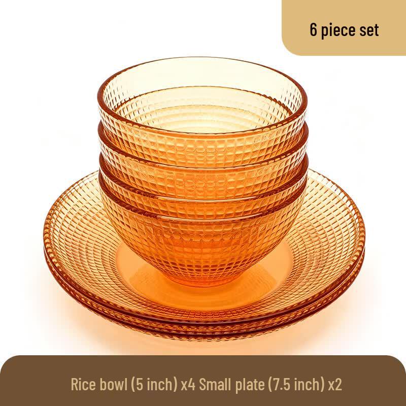 Tayohya Amber Stardust Series Dinnerware Set
