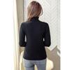 Turtleneck Winter Sweater Women Elegant Thicken Velvet Lined Warm Sueter Knitted Pullover Slim Tops Jersey Knitwear Jumper New