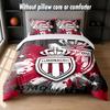 Monaco FC Design Bed Bedding Set 1 Duvet Cover + 2 Pillowcases Soft Breathable Household Bed Linens