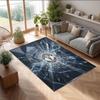 Tappeto in Flanella Stampato Manchester United Antiscivolo Morbido Poliestere Tappeto per Pavimento Tappetino Decorativo per Interni per Camera da Letto Soggiorno Divano