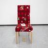 Christmas Chair Covers Dining Room Universal Elastic Chair Slipcovers For Home Party Xmas Decoration Wedding Hotel Chair Decor