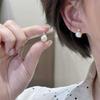 Square Bead Niche Temperament Versatile Earrings