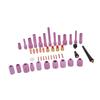 46Pcs TIG Gas Lens Kit Collet Body Assorted Size for WP92025 TIG Welding Torch Accessories