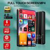 HD MP3 MP4-Player, tragbarer Voll-Touchscreen, Bluetooth 5.2, Walkman, 16 GB, eingebauter Lautsprecher, Musik-Player, FM-Radio, Aufnahme, E-Book