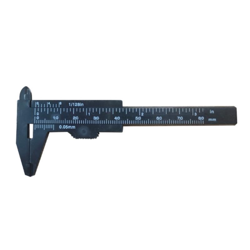 High Accuracy Plastic Measuring Tool Double Scale Marking Easy To Read Not Drop Measuring Calipers for Workshop Use