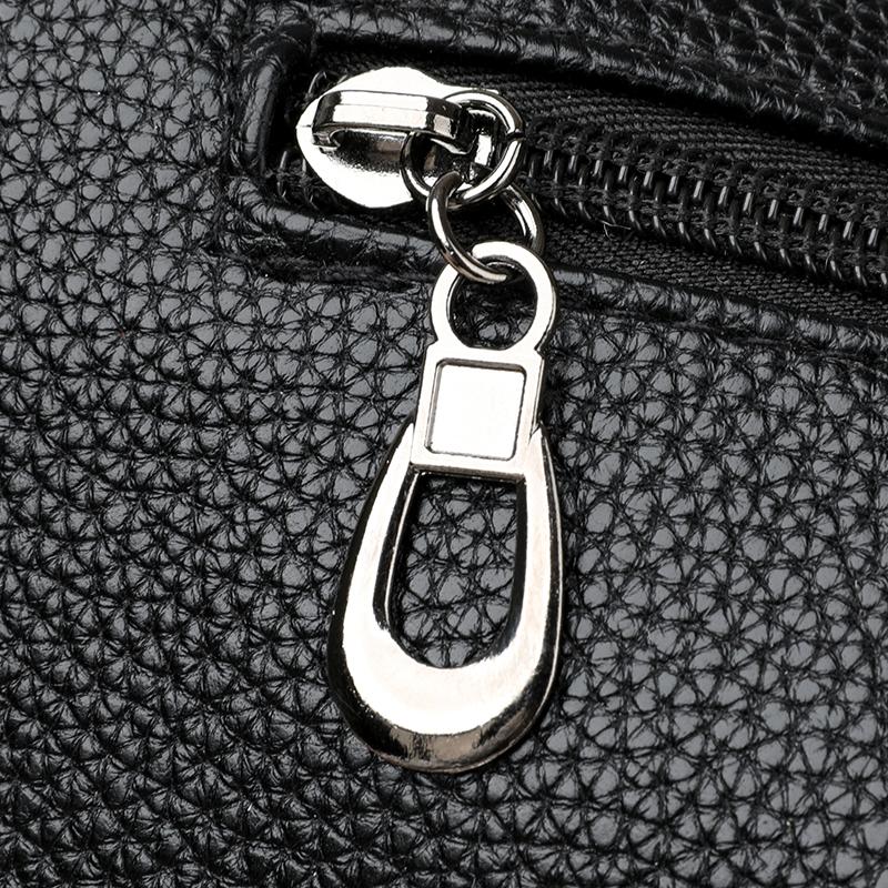 Lingge Women's Bag Soft Leather Crossbody Bag Middle-aged Mother's Bag Shoulder Bag