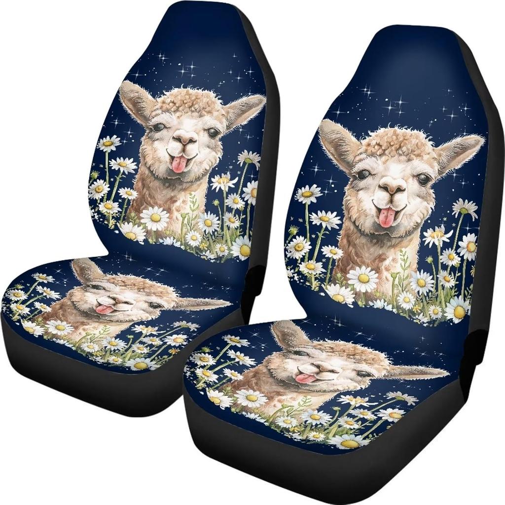 Talayituse Boho Dragonfly Print Car Seat Covers Set of 2, Breathable Front Bucket Seats Protector Auto Interior Accessories Decor Universal for Truck