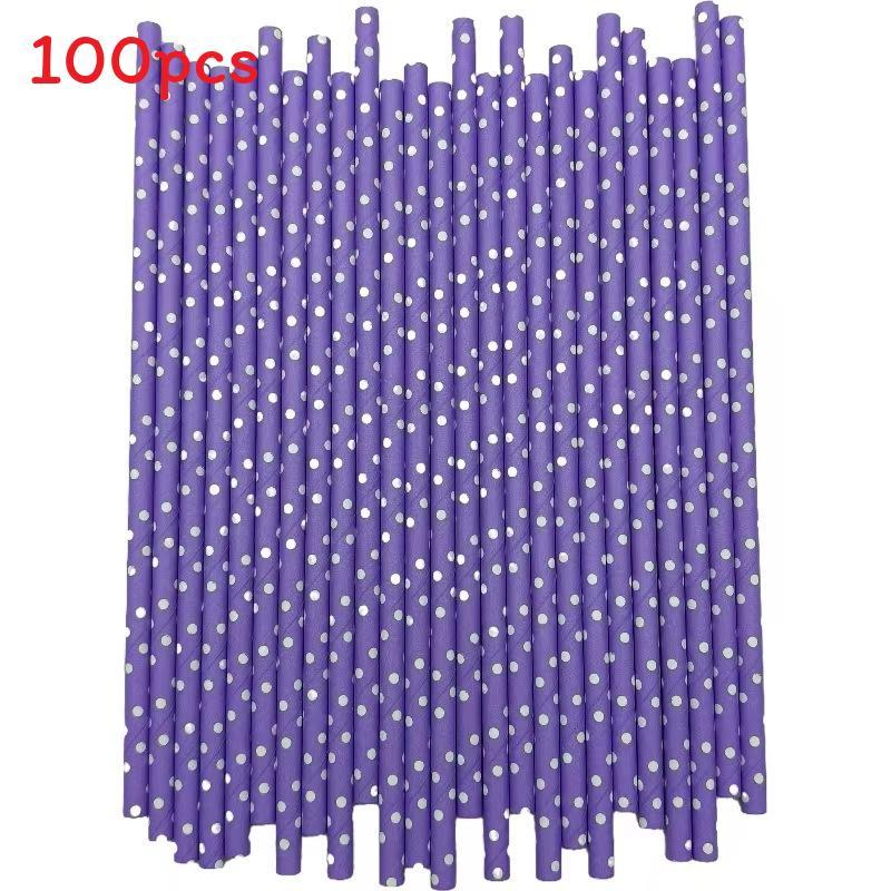 Ecofriendly Paper Straws For Kids Party Supplies With Bright Colors And Degradable Material Set Of 200