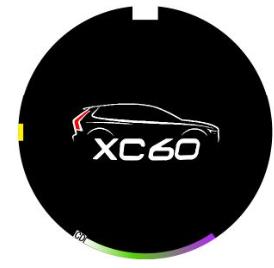 LED Logo Lamp Car Door Welcome Projector Light Courtesy For Volvo S80 V90 S60L V60 V40 XC40 XC60 XC90 POLESTAR 2012-2023 Car Led