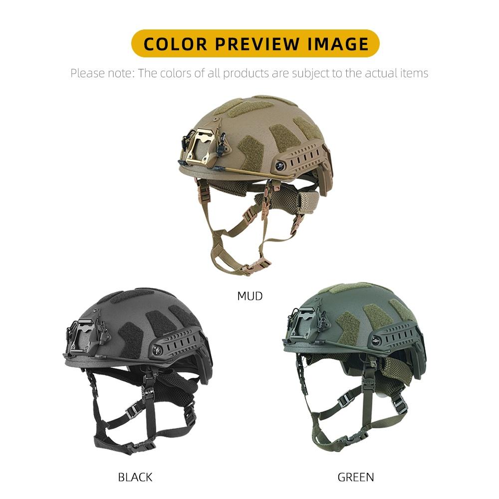BOOIU Fast Tactical Helmet Wendy Suspension System Fiberglass Outdoor Activity Training Safety Riot And Rapid Protection Helmet