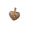 New Luxury Electroplated Openable Heart Pendant Clavicle Chain for Women