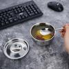 Stainless Steel Double Boiler with Lid - Steamed Egg & Baby Food Bowl