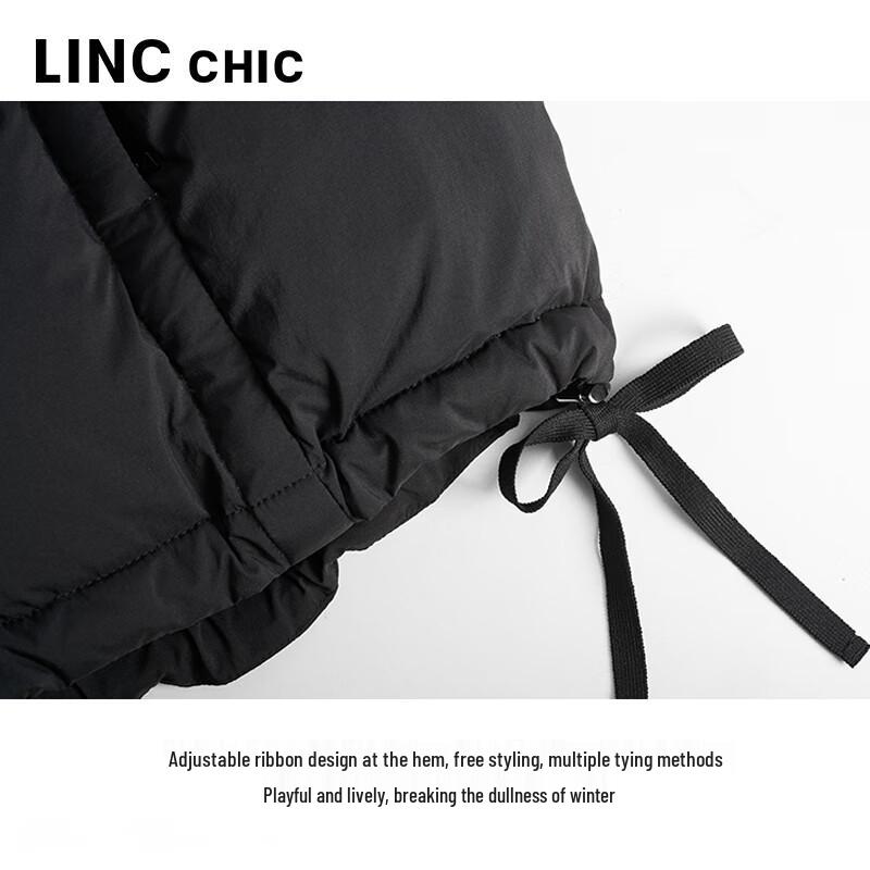 Jinyujie 2025 Winter Women's Ballet Style Loose Down Jacket