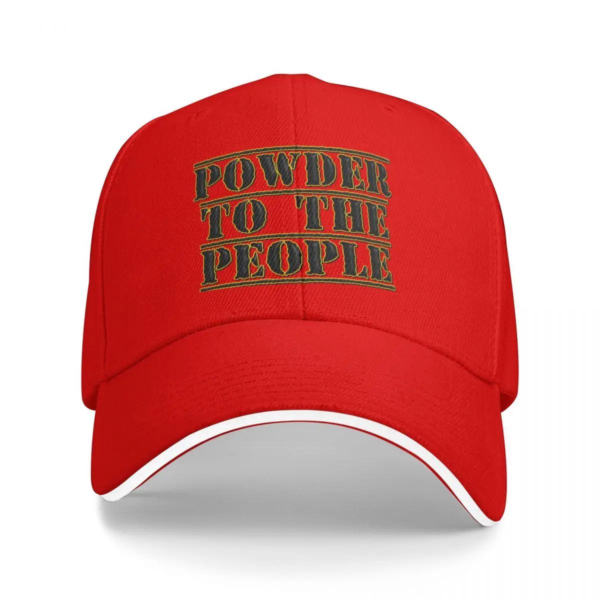 Порошок народу - Черный - Бейсболка для ветеранов рейва Шляпа для гольфа Мужская Бренд Мужская кепка кепки от солнца роскошная женская кепка Шляпы Женская Мужская