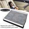 2x Car Pollen Cabin Filter Activated Carbon For Volvo C70 Convertible S60 S70 S80 V70 XC70 Cross Country XC90 30630752 9204626-7