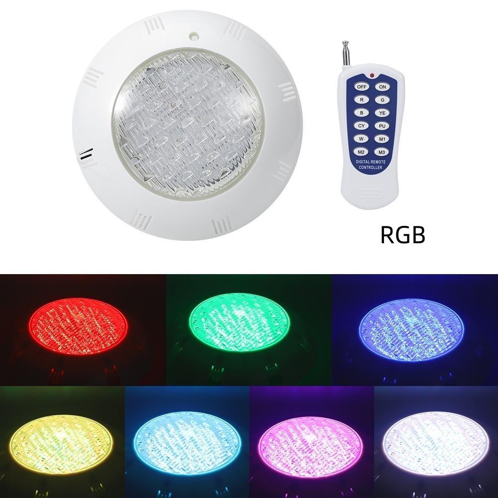 15W AC12V LED White Light/RGB Underwater Lamp IP68 Waterproof RGB Swimming Pool Lighting Equipment
