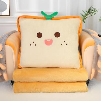 Car Cartoon Multifunction Pillow Blanket & Hand Warmer Combo.