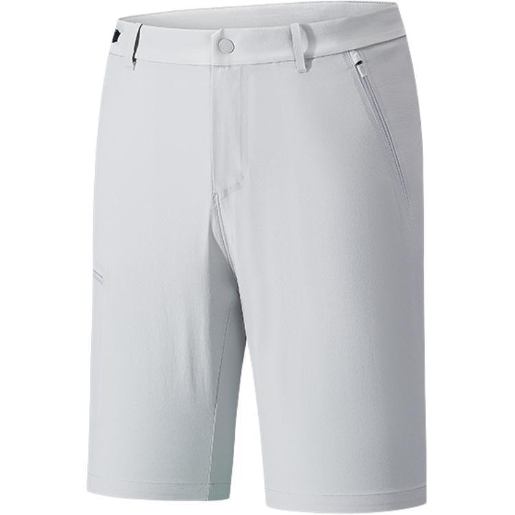 

Anta Comfortable Simple Versatile Solid Color Zipper Sports Five-Point Casual Shorts Men shorts Recycled-Gray 152530514-4 M