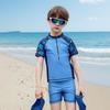 ASK JUNIOR Boys' Two-Piece Quick-Dry Training Swimsuit Set