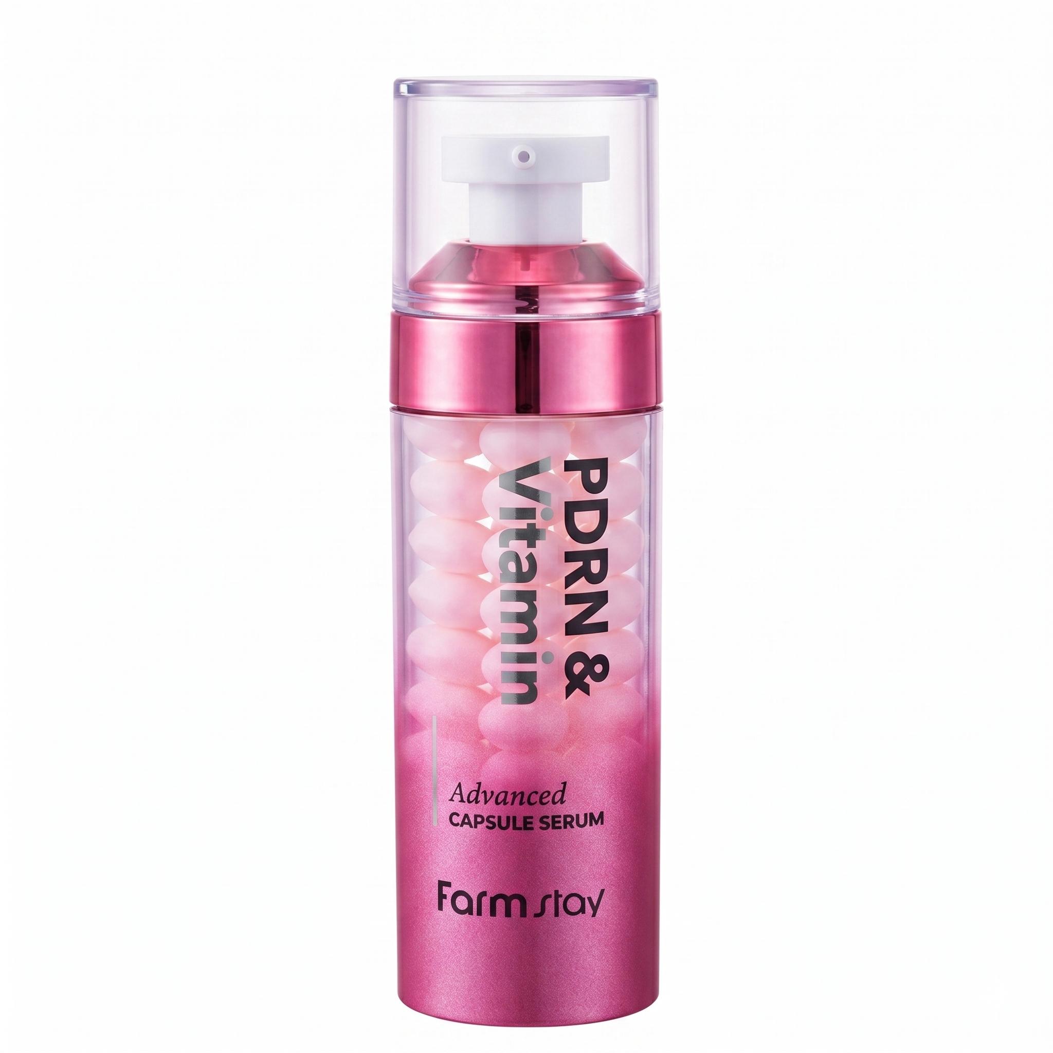 farm stay PDRN & Vitamin Advanced Capsule Serum 55ml (3 Options) # 55ml x 1pcs