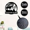 Metal Cowboy Horse Sign Vintage Wall Art Engraved Durable Weatherproof Indoor Outdoor Gift