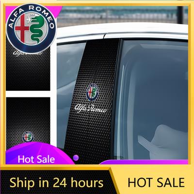 Car Stickers For Alfa Romeo Car B-pillar Sticker Vinyl Waterproof DIY Auto Door Post Decals For Alfa Romeo Giulietta GT 159 147